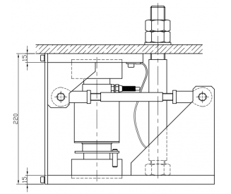 Mounting for load cell ZH-CT2