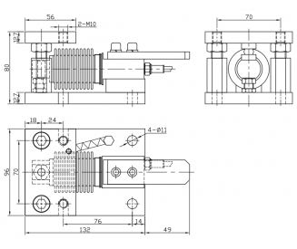 Mounting for load cell ZH-LP7